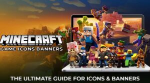 Minecraft (2009) game icons banners