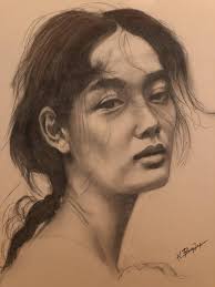 charcoal asian artists