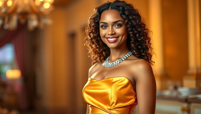 Gold Dress
