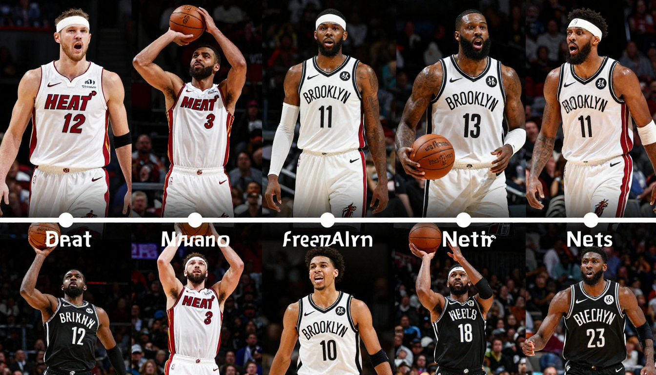Miami Heat vs Brooklyn Nets Timeline