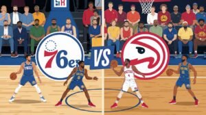 76ers vs Atlanta Hawks Match Player Stats